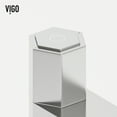 thumbnail image 6 of VIGO Nova Single Handle Single-Hole Bathroom Faucet Set with Deck Plate in Brushed Nickel, 6 of 10