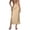 #0218Gold, variant on Women Satin Half Slip Long Skirts Lace Patchwork Elastic Waist Long Skirt Elegant Silky Flowy A Line Midi Skirts