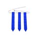 thumbnail image 1 of Soidarity Conjunto de cinturón de entrenamiento de partido de fútbol americano ajustable escuela deportes competencia práctica etiqueta cintura correa Ropa Deportiva, Zapatos 4 piezas blanco azul Soidarity OD029002-10, 1 of 6
