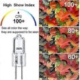 thumbnail image 5 of G4 Halogen Bulbs 20W,10 Pack G 4 Dimmable Warm White 2800K,Long Lasting 20W 12V G4 Bi Pin Halogen,High Output 300LM Bulb with T3 JC Type, Capsule Bulb, 5 of 5