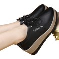 thumbnail image 5 of EKVAHL Women's Lace‑Up Wedge Platform Sneakers, Round Toe Lightweight Casual Walking Shoes Heightening Effect Waterproof wear-Resistant Daily Footwear, 5 of 5