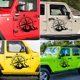thumbnail image 3 of Calcomanías para autos, calcomanías de brújula con montaña para capó, calcomanías de vinilo impermeables para capó/gráficos para autos, calcomanías laterales para autos, 3 of 5