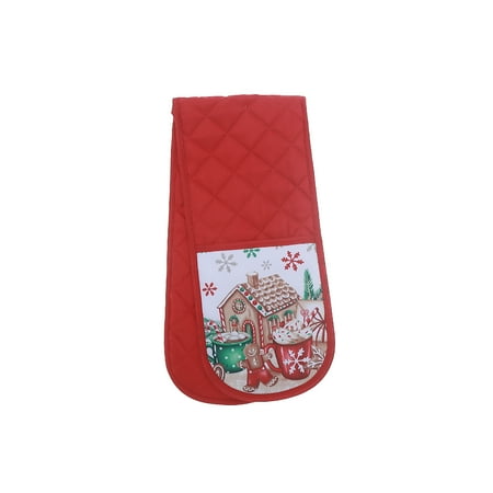 

Maison Concepts Kitchen Linen Double Oven Mitt House - Set of 2 - 6.7 L x 31 W