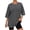White stripe, variant on MOYIKO Striped T Shirts for Women 3/4 Length Sleeve Crewneck Casual Loose Fit Tees Summer Tops