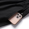 thumbnail image 5 of Sngxgn Men's Shorts Casual Elastic Waist Drawstring Summer Beach Shorts(Black,M), 5 of 9