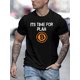 thumbnail image 1 of IT'S TIME TO MAKE PLANS Print Men'S Crew Neck Short Sleeve T-shirt, Polyester Casual Summer Tee, Regular Fit, Slight Stretch, 180g/m², Adult, Patterned, Crew Neck, 1 of 6