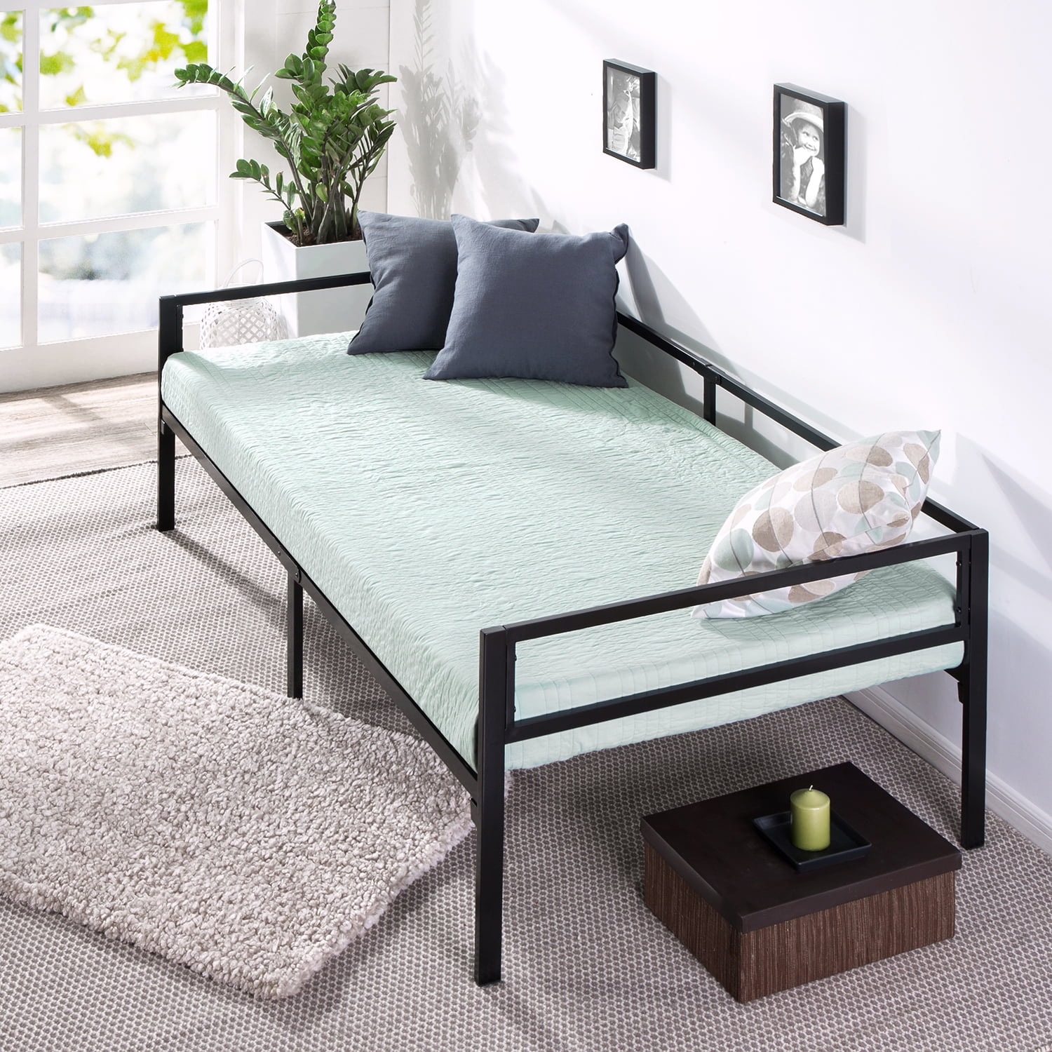 Mainstays quick lock steel support twin daybed frame deals