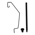 thumbnail image 3 of Soporte para linterna de mesa de camping, accesorio portátil para acampar, poste de lámpara de mesa plegable y ligero, fácil de instalar para barbacoa, 3 of 8