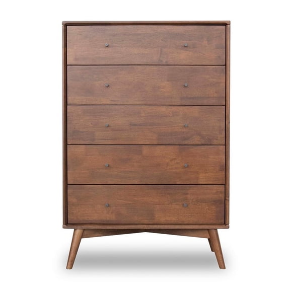 Mid Century Modern Denver Walnut Brown Dresser