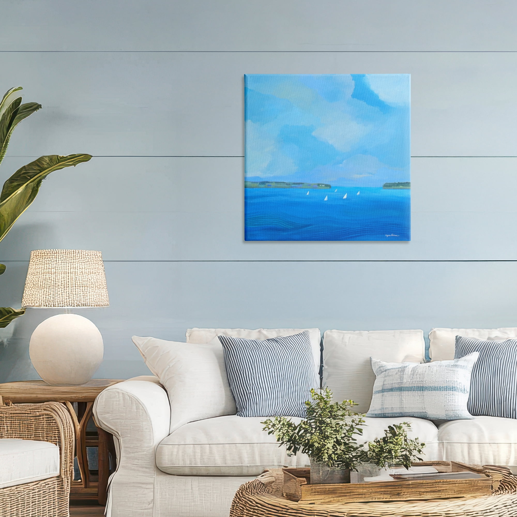 Stupell Industries A Perfect Day Seascape Canvas Wall Art, design by Lynn Ericson Fine Art