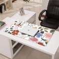 thumbnail image 3 of Long Mouse Pads for Desk,Pioneer Flower Floral Print Pattern Desk Mats on Top Of Desks, Desk Mouse Pad Extra Large with 3mm Non-Slip Base and Stitched Edge for Gaming,Office,Work,Home 31.5"x15.7", 3 of 6
