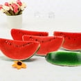 thumbnail image 3 of Chendee 4Pcs Simulated Watermelon Model Fruit Slices Photography Props Artificial Foam, 3 of 8