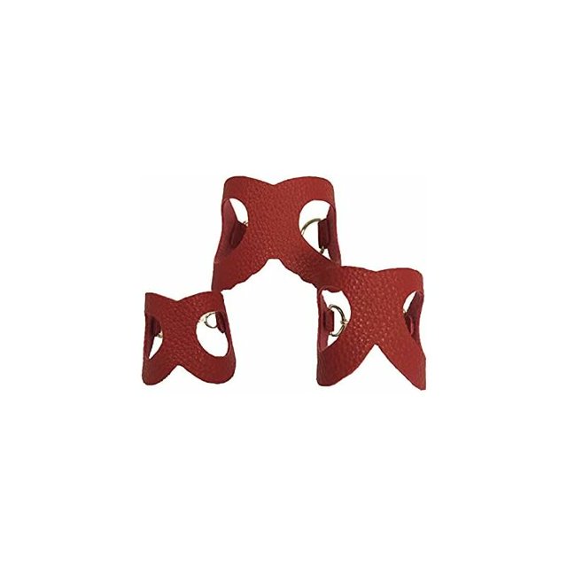 Arnés ajustable para mascotas pequeñas, arnés y correa para hámster, para hámster, conejo, conejillo de indias, rata, hurón (rojo)