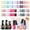 Rainbow & Nudes & Grays Series, variant on Gellen 39Pcs Gel Nail Polish Kit, 36 Colors Gel Polish Rainbow & Nudes & Grays Soak off UV Nail Gel Polish Set with Glossy Matte Top and Base Coat, DIY Salon Nail Art Valentine Gift for Women