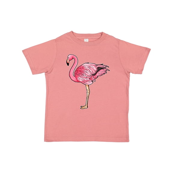 Inktastic Pink Flamingo Boys or Girls Toddler T-Shirt