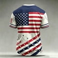 thumbnail image 3 of Usa Soccer Jerseys for Men Casual Short Sleeve Crew Neck Soccer Shirts Fashion Breathable Fan Football Tee Red M, 3 of 3