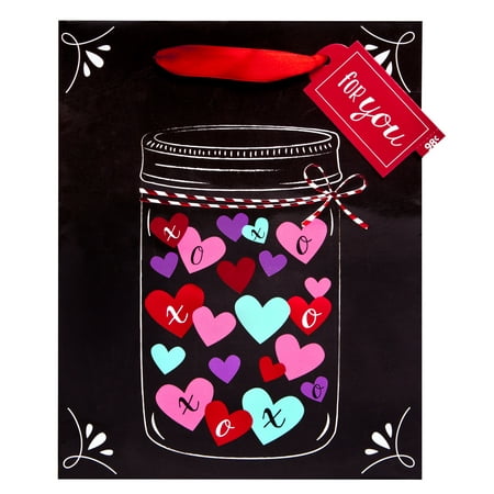 JAR OF HEARTS CUB SIZE VALENTINE GIFT BAG