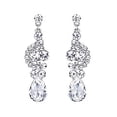 thumbnail image 4 of Conjunto de pendientes y collar Bling Bling de cristal para mujer joyería decorativa, 4 of 10