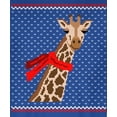 thumbnail image 4 of Old Glory Mens Big Giraffe Scarf Ugly Christmas Sweater Long Sleeve Sweatshirt, 4 of 6