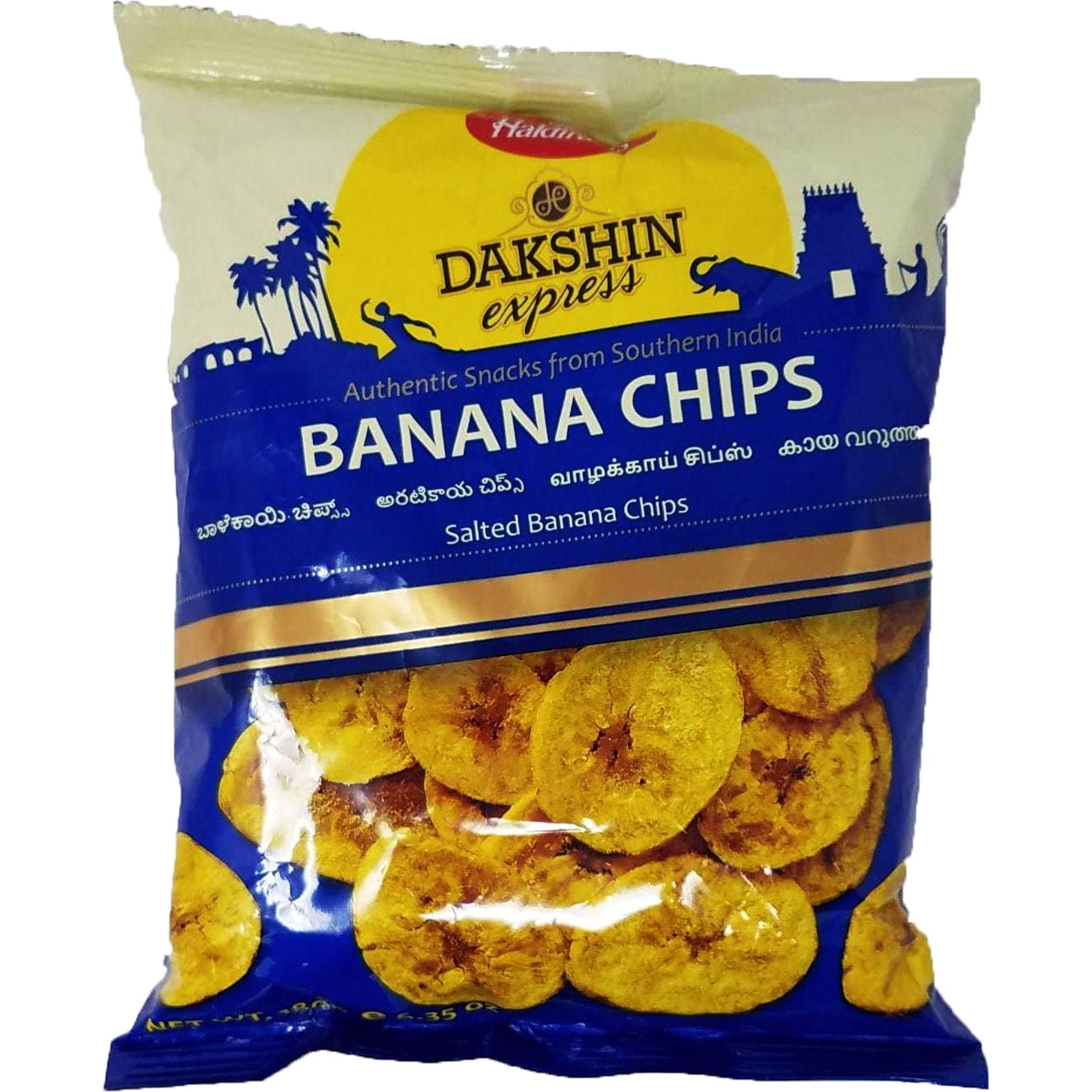 Haldiram's Dakshin Express Salted Banana Chips 180 Gm (6.34 Oz