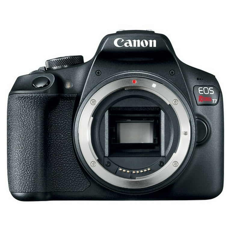 Canon EOS Rebel T7 DSLR Camera Body Only (Kit Box) - Walmart.com