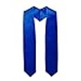 thumbnail image 3 of GraduationMall Unisex Adult Plain Graduation Stole 60" Royal, 3 of 4