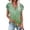 Green, variant on Western Tops for Women Fashion Women's Summer V-Neck Short Sleeve Print Casual T-shirt Blouse Polyester Blouses for Women on Clearance