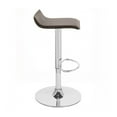 thumbnail image 2 of Sigma Contemporary "Leather" Adjustable Barstool - Coffee Brown, 2 of 2