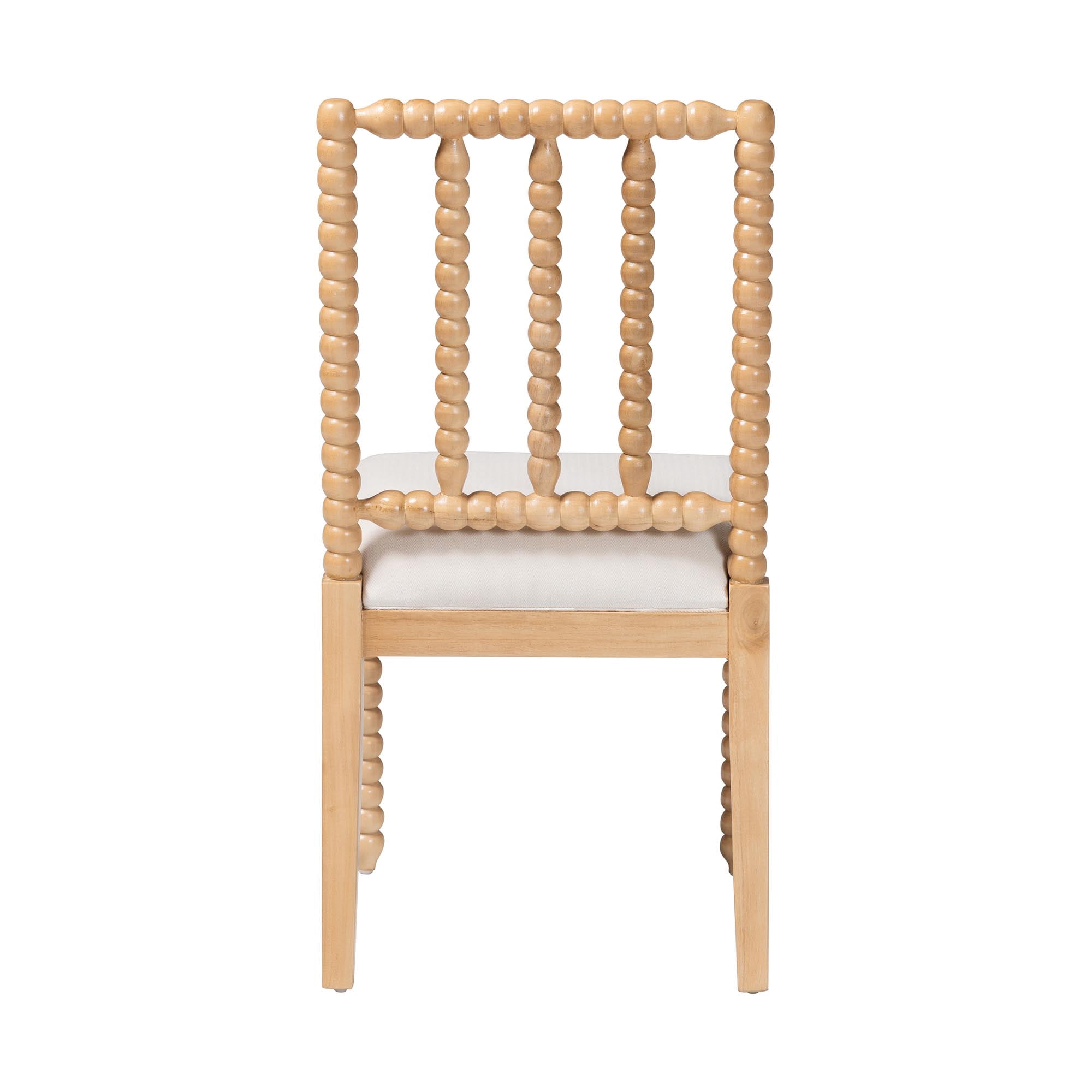 bali & pari Deya Traditional Dining Chair, Dining Height, Natural Brown