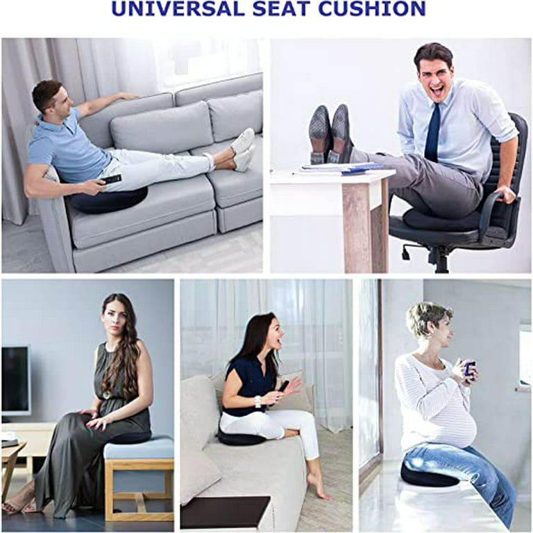 PharMeDoc Seat Cushion for Office Chair & Car Seat - Orthopedic Coccyx  Cushion for Sciatica, Back, Tailbone Pain Relief - Coccyx Cushion Pillow  for
