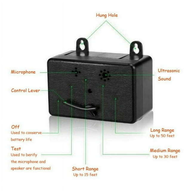 Upgrade Mini Bark Control Device Outdoor Ultrasonic Anti Barking Sonic Bark Deterrents Silencer Stop Barking Bark Stop Repeller No Bark Tool Safe for All Dogs