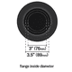 thumbnail image 2 of Filtro De Alto Flujo Universal Y Tornado Turbina Para Auto PLATA, 2 of 4