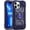 Deep Purple, variant on Compatible with iPhone 13 Pro Case 6.1 Inch with Built-in 360°Rotating Ring Stand, Military Grade Drop Protection Full Body Heavy Duty Case 3 in 1 Protective Cover (Avocado)