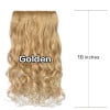 thumbnail image 2 of Xihbxyly Aubaines des Fêtes 1 Pce 5 Pinces Mode Extensions de Cheveux Bouclées Fille Perruque Bouclée Cheveux Aubaines du Jour, 2 of 2