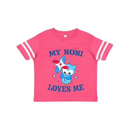 

Inktastic My Noni Loves Me with Owl Gift Toddler Boy or Toddler Girl T-Shirt