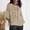 Beige plus size fall tops a1, variant on Women Plus Size Fall Round Neck 3/4 Sleeve Solid Casual Loose Pullover Tops for Women Trendy Cute Comfy Blouses Business Casual Work Tunic Tops Winter Fashion Tops, Gray M