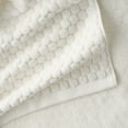 thumbnail image 3 of Beautiful by Drew Barrymore 6-Piece Dot Bath Towel Set, 100% Cotton, Off White, 3 of 5