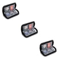 thumbnail image 2 of tamizeot Memory Card Zipper Closure Bag Storage Case Traveling Padded Interior Dustproof Protective Carrying Pouch Protector Black 3Set, 2 of 6