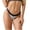 c01Gray, variant on Women's Cheeky High Leg Bikini Thongs Mid Rise Swim Bottom Solid Color Soft Breathable Comfortable Underwear Yellow S