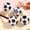 White, variant on Cute Soccer Ball Pencil Sharpeners Novel Football Shaped Manual Pencil Sharpeners Colorful Plastic