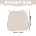 thumbnail image 2 of Chair Cushion with Ties for Dining Chairs - Memory Foam Non Slip Kitchen Chair Pad and Dining Seat Cushion with Machine Washable Cover Set of 4 [16.1 x 17.3 Inches] (Red, 1), 2 of 2
