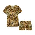 thumbnail image 3 of Pijama corto de mujer con estampado de tigre LKS302, 3 of 4