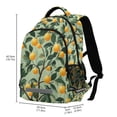 thumbnail image 2 of FORMRS Unisex Backpack Elementary School Travel Bookbag with Reflective Stripes, Orange Tree, 2 of 7