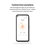 ترموستات Google Nest - ترموستات ذكي قابل للبرمجة للمنزل - سنو