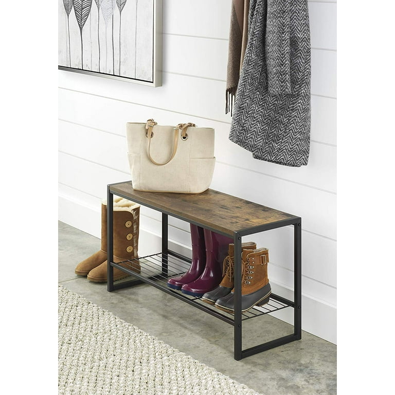 Real Living Tribeca Shoe Storage Entryway Bench