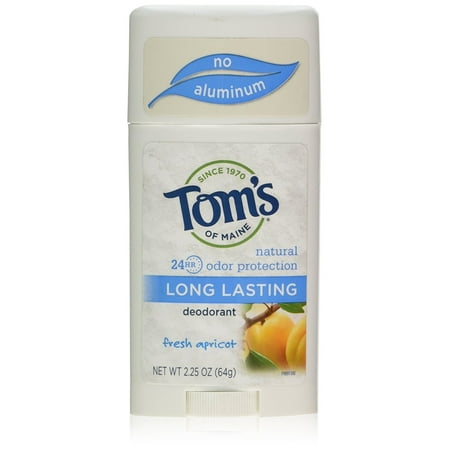 Tom's of Maine Natural Long-Lasting Deodorant Stick Apricot -- 2.25 (Best Tom's Of Maine Deodorant)