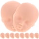 thumbnail image 1 of 10pcs práctica plástica cabezales de muñecas de maquillaje pintura de muñecas muñeca para muñecas manualidades de muñeca para hacer cabezas, 1 of 7