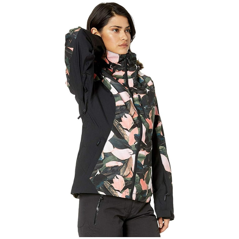 Roxy Jet Ski Premium Snow Jacket Living Coral Plumes Walmart