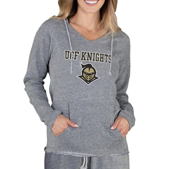 Women's Concepts Sport Gray UCF Knights Mainstream Lightweight Terry Pullover Hoodie