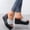 Beige, variant on AXXD Women Beige Sandals Clearance Under $10 Summer Matsu Heel Thick Sole Slope Heel Shoes Breathable Slip-on Beach Sandals